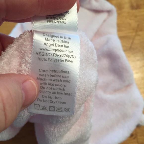 Rare Find …Angel Dear Bunny Rabbit Lovey Security Blanket - Picture 4 of 6